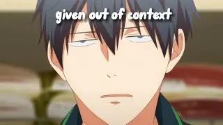 given out of context