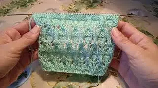 ФАНТАЗИЙНЫЙ АЖУР. Узоры спицами.