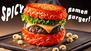AI-Generated Spicy Ramen Burger Recipe!