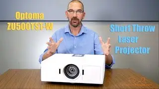 Optoma ZU500TST-W Short Throw 5000 Lumen Laser Projector