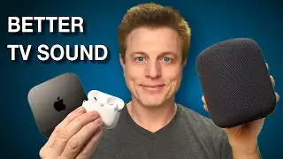 Better TV Sound with HomePods! Apple TV Home Theater (2023)