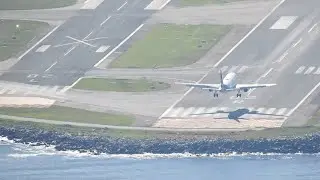 ÂNGULO E APROXIMAÇÃO ESPETACULAR PARA POUSO NO AEROPORTO SANTOS DUMONT NO RIO DE JANEIRO - LATAM BR