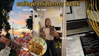 last midterms of the semester (vlog) 📚🙇🏻‍♀️💻🧬