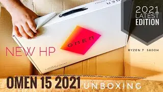 The coolest Laptop Ever | HP Omen 15  Latest 2021 Ryzen 7 5800h & RTX3060 Gaming Laptop Unboxing