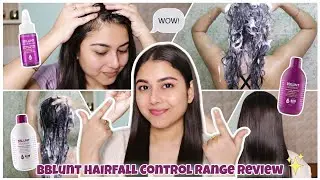 Hair Fall & Hair Growth Treatment At Home In Just 399 INR | Bblunt Hair fall Control Range Review