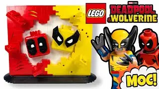 LEGO Deadpool & Wolverine Diorama MOC! #LEGO #Marvel #Deadpool ❤️💛