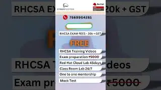 RHCSA Exam Voucher Offer |Best Price | Mob-7569904281