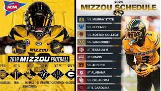 2024 Missouri Tigers Football Game Schedule