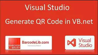 How to create QR Code using BarcodeLib VB.NET QR Code Generator library?