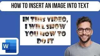 How To Insert An Image Into Text in Microsoft Word.