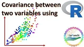 Covariance Between Two Variables using R