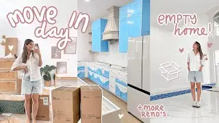 IT'S MOVING DAY 🏠 *the empty house, kitchen mistakes & so many reno updates!*