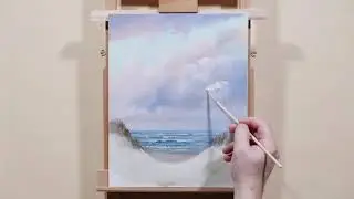 Oil Painting | Dunes | Time-Lapse