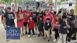 Irving Police Host Ice Cream Party at Brandenburg Elementary