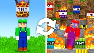 Minecraft Death Swap with Custom TNT...