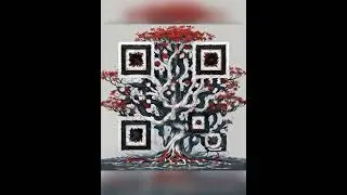 QR code turn into Tree Qr Code Art🌳