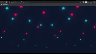 Dot animation with HTML, CSS - App Stack