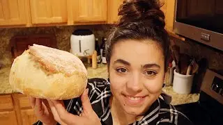 The Easiest Rustic Bread Loaf In less than 5 minutes of Working Time!