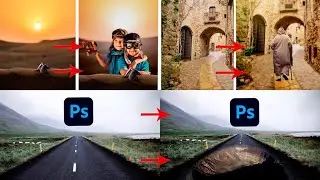 Смешать два изображения в Photoshop | Смешать изображения | Учебник по Фотошопу