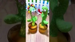 Dancing and Talking Cactus Toy | Fun Interactive Plush with Music, Light, and Mimicking Feature