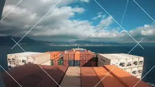 Port of Genoa from Sea