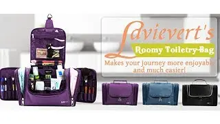 Lavievert Toiletry Bag/Makeup Organizer/Cosmetic Bag/Portable Travel Kit Storage - KARA