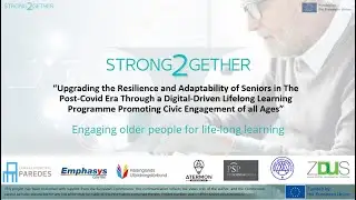 STRONG2GETHER: Milena Dimec on Engaging older people in life-long learning