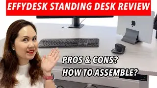 Effy Desk | Standing Adjustable Desk Pros & Cons | How to Assemble | Favourite Furniture Piece |