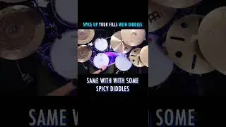 Spice up drum fills easy with diddles - drum lesson