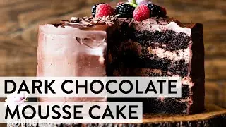 Dark Chocolate Mousse Cake | Sally's Baking
