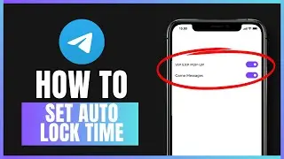how to set auto lock time in telegram