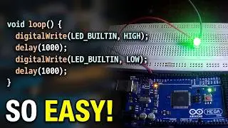 Arduino Tutorial:  Blink and LED using Arduino UNO or Mega2560