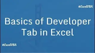 Basics of Developer in Excel | Excel VBA Macro in Hindi
