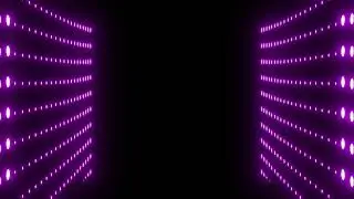 Endless Glow Dots: Concert Stage Lighting Inspired Flowing Animation - Free Video Background Footage