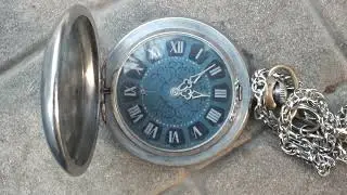 USSR Molnija Mechanical Pocket Watch to the Jubilee of the 40 year Great Patriotic War 1945-1985.