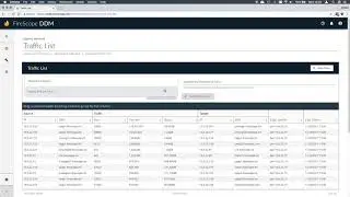 Explore :: Network Traffic List