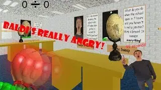 BALDI IS REALLY ANGRY! 99 SECONDS OF DETENTION?? (Baldi's Basics MOD)