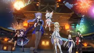 Genshin Impact 2.4 - Fleeting Colors Lantern Rite Cutscene (Original Chinese Voice-over!)
