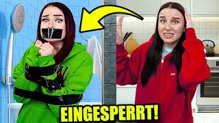 Jemand hat Alina im Badezimmer eingesperrt ! 😰🛁 (Tür geht nicht auf) - Celina