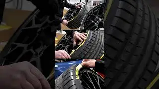 Fitting Tyre Stickers to this Porsche 911