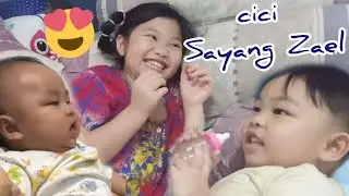 DRAMA MASA KECIL - Bobo Adik ku Sayang ♥️Nina Bobo | Zael jadi BAYI