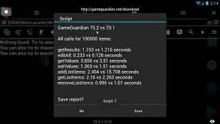 70.2: Speed up scripts. In some cases, 26 times - GameGuardian