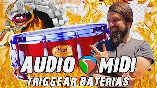 ✅Como convertir Audio a MIDI -  FACIL y RAPIDO 🚀 -  para samplear baterías 🥁 en  Reaper
