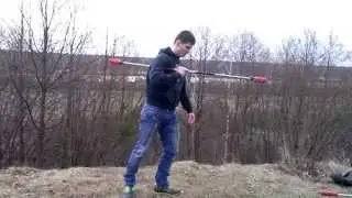 Fire-show уроки - Подброс Обучение(Staff)