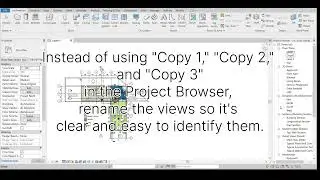 Duplicate views in Revit, Duplicate with Detailing & Duplicate as a Dependent 