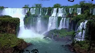1 Hour of Beautiful Waterfall Relaxing Music For Sleeping and Studying