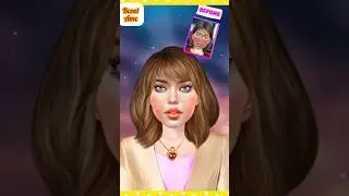 Amazing transformation🌈from dull to beautiful girl#asmr#transformation#animation#makeup#bcoolamc#yt