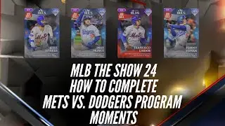 MLB the Show 24: How to Complete Mets Vs. Dodgers Program Moments