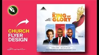 How to Design amazing Church Flyer | CorelDraw Tutorial 2024
