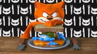 Böse Katze | Die Schlümpfe